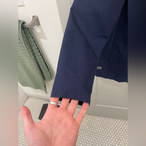 Medium Vintage PITT “suede feel” raincoat/windbreaker - Picture 4 of 6